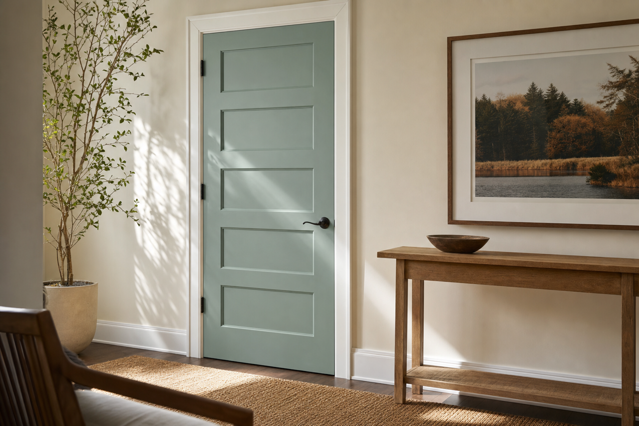 Grenada Villa by Benjamin Moore on interior-doors