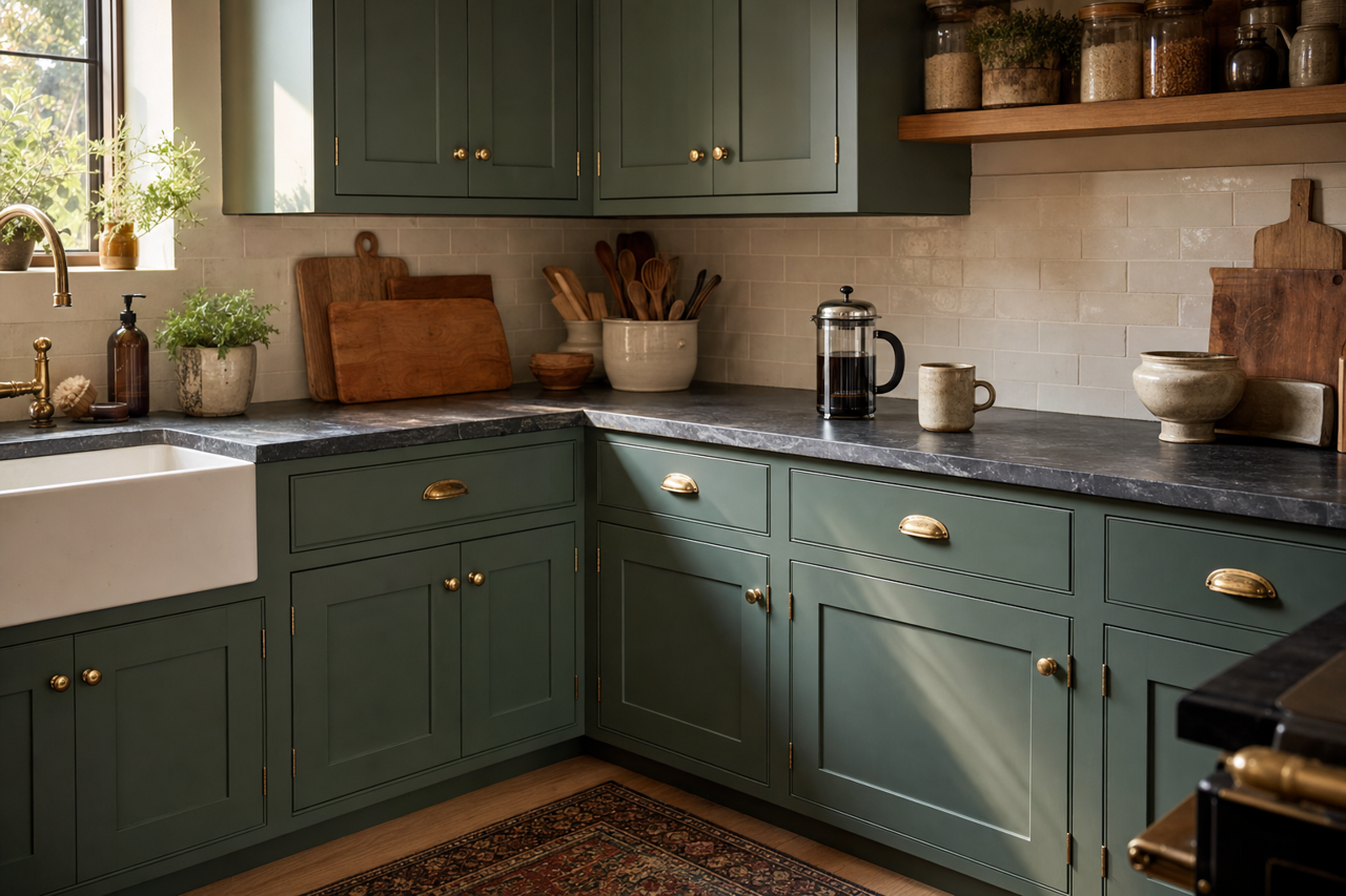 Under by Benjamin Moore on cabinets