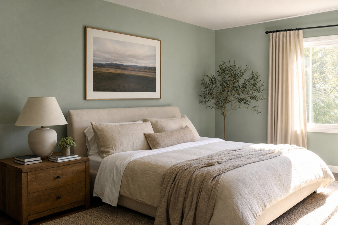 Pleasant by Benjamin Moore on interiors
