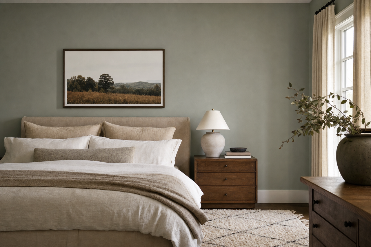 Scenic Drive by Benjamin Moore on interiors