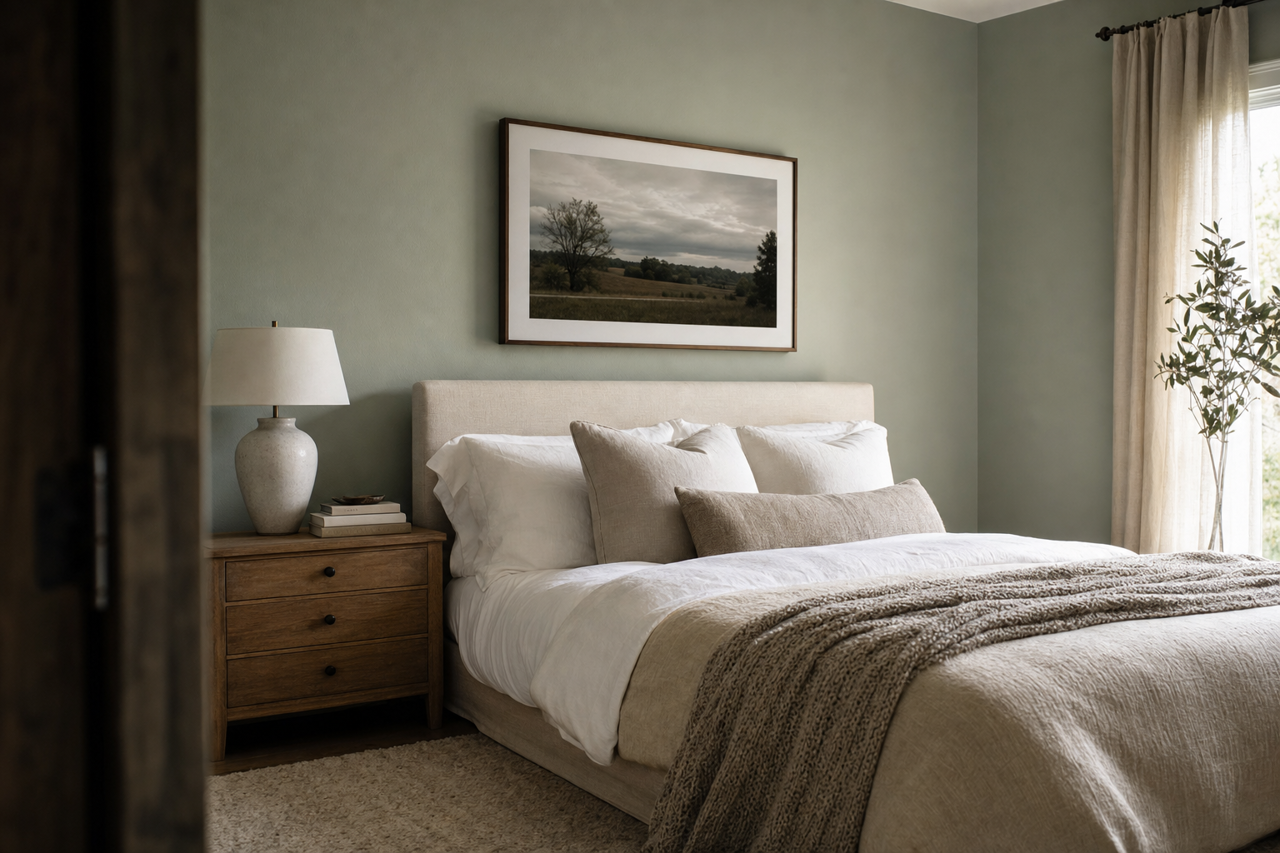 Grenadier by Benjamin Moore on interiors