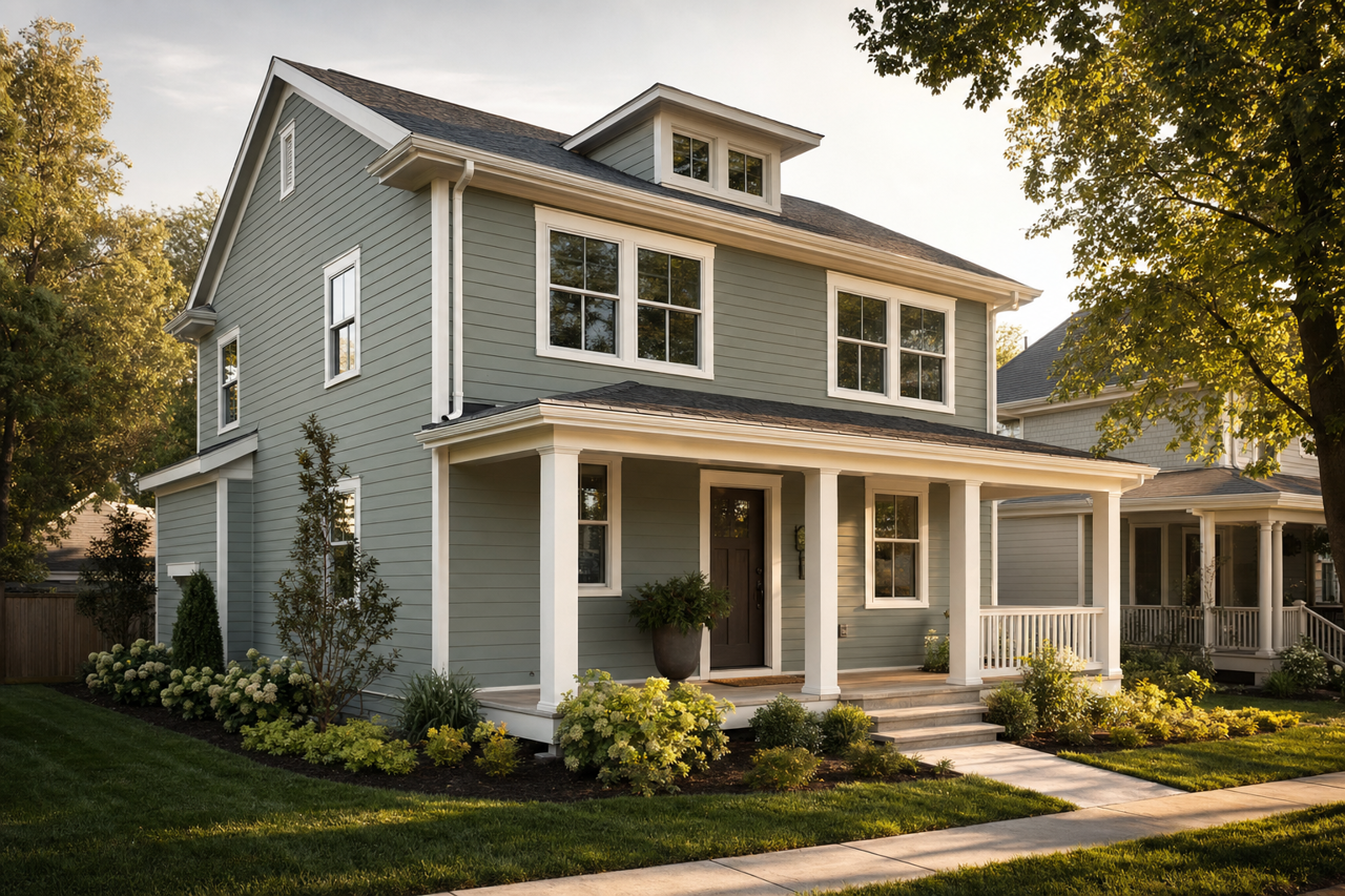 Garden by Benjamin Moore on exterior
