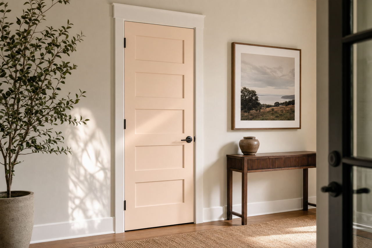 Perfection by Valspar on interior-doors