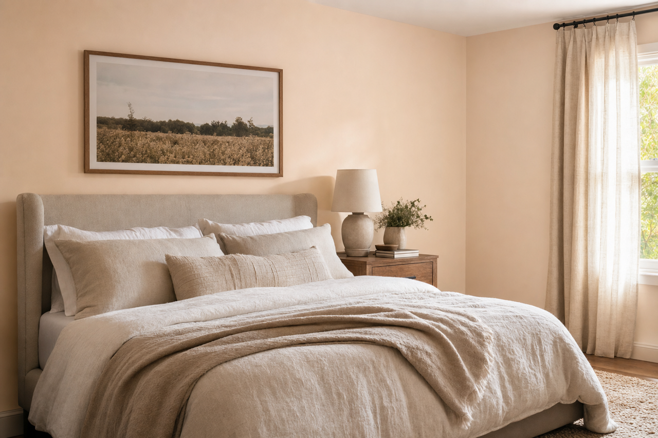 Seashore Bud by Valspar on interiors