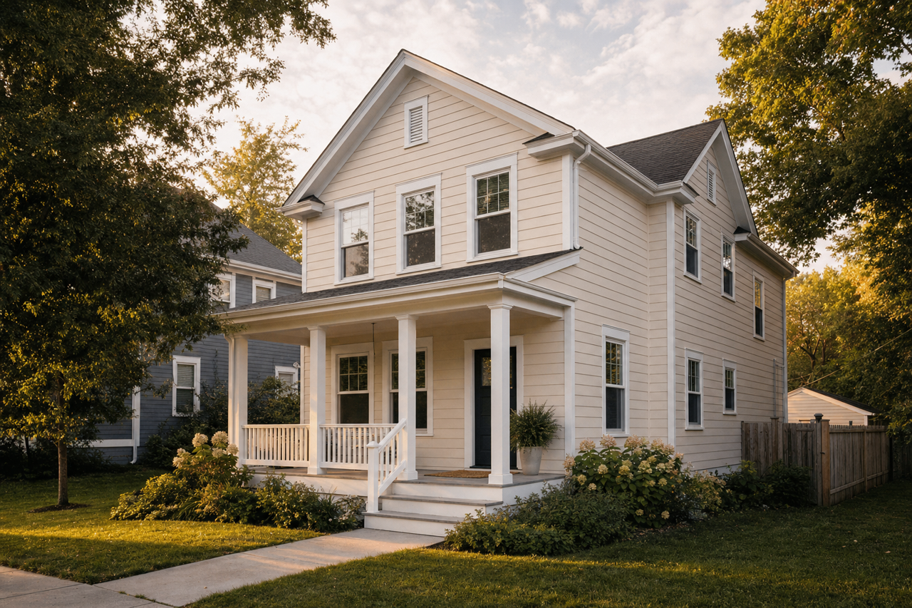 Blank Canvas by Valspar on exterior