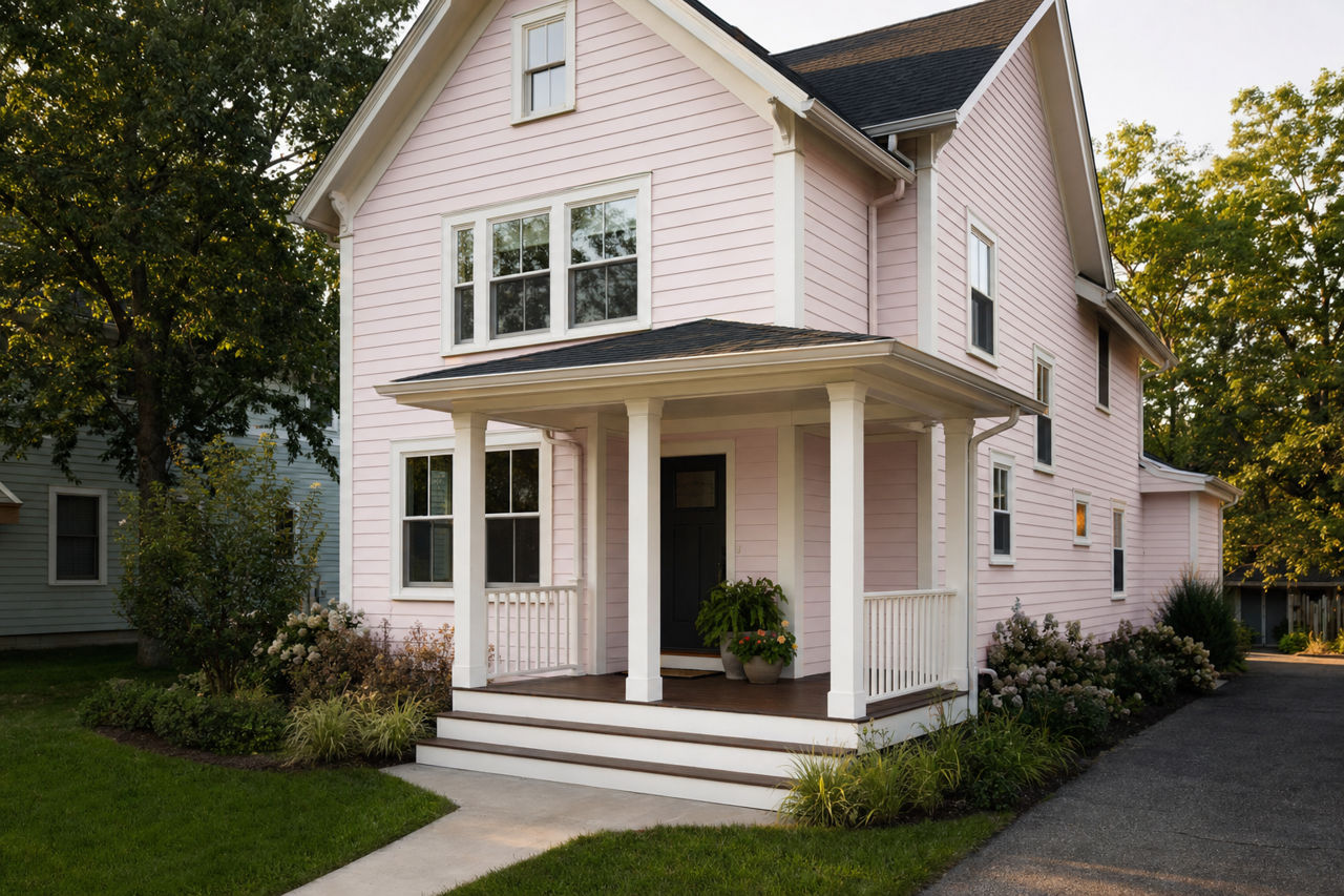 Dress Rehearsal by Valspar on exterior