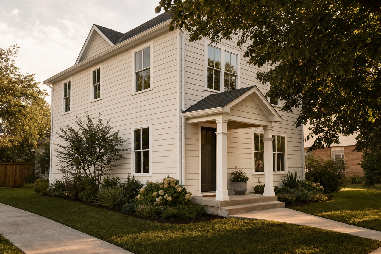 Ballroom Belle by Valspar on exterior