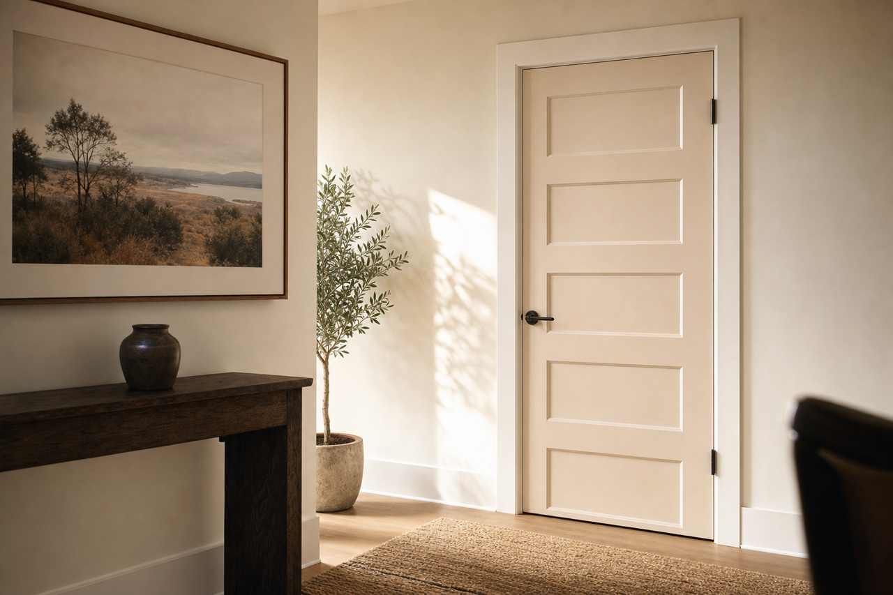 Ballroom Belle by Valspar on interior-doors