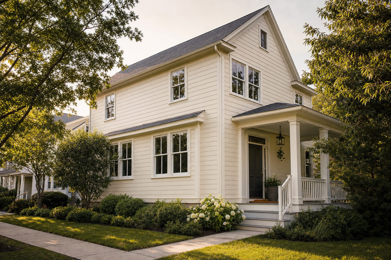Quail Egg by Valspar on exterior