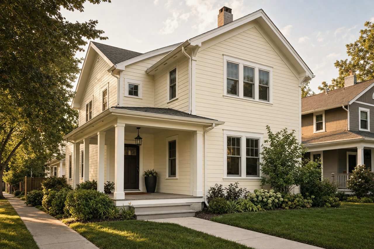Chef White by Valspar on exterior