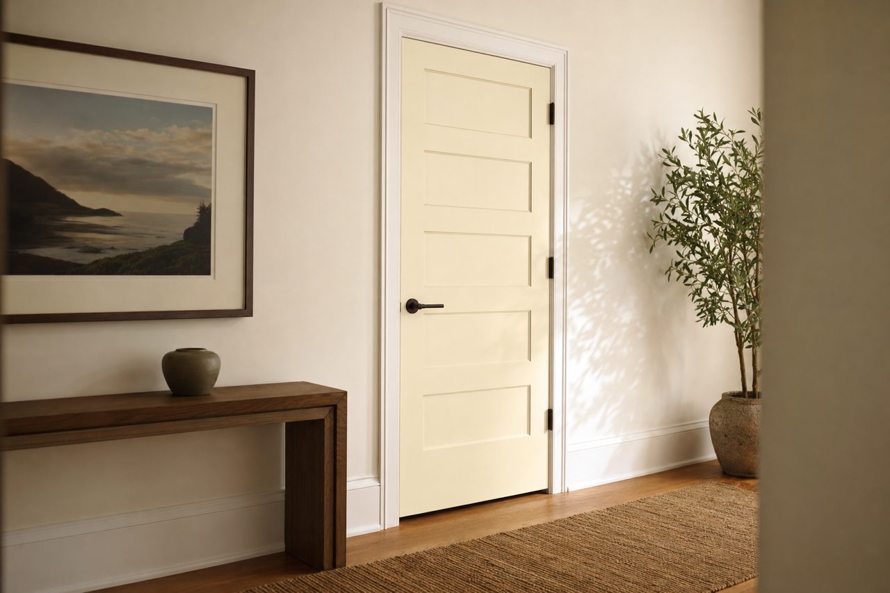 Chef White by Valspar on interior-doors