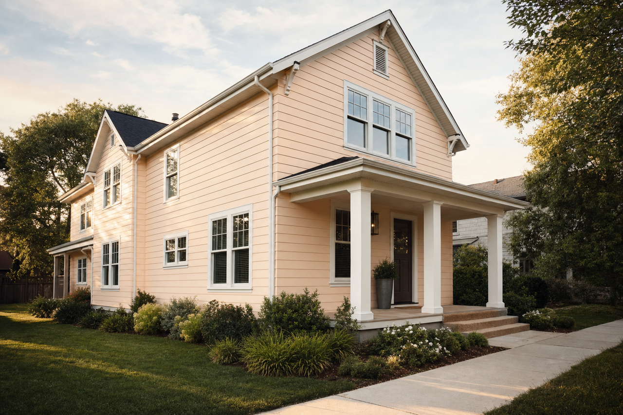 Abalone Pink by Valspar on exterior