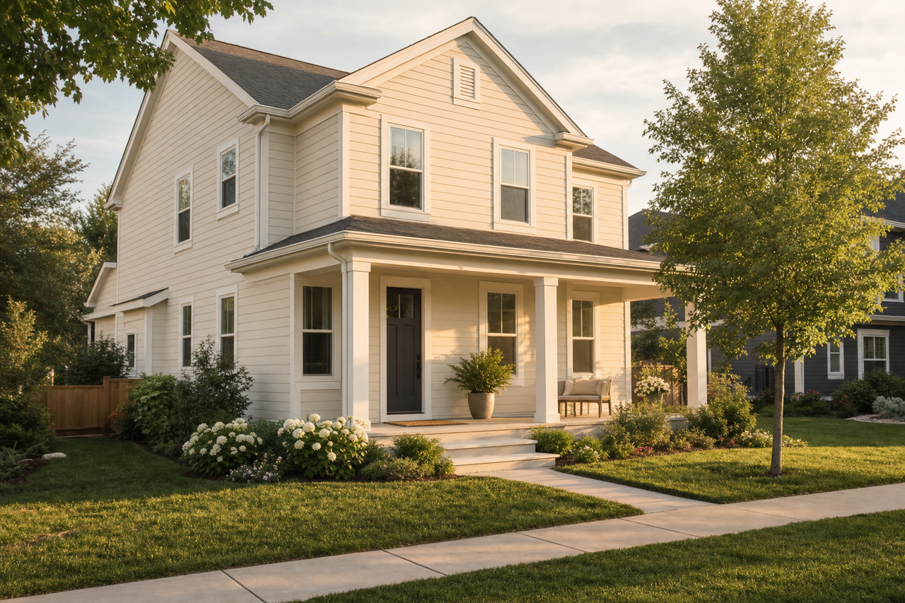Foggy Skies by Valspar on exterior