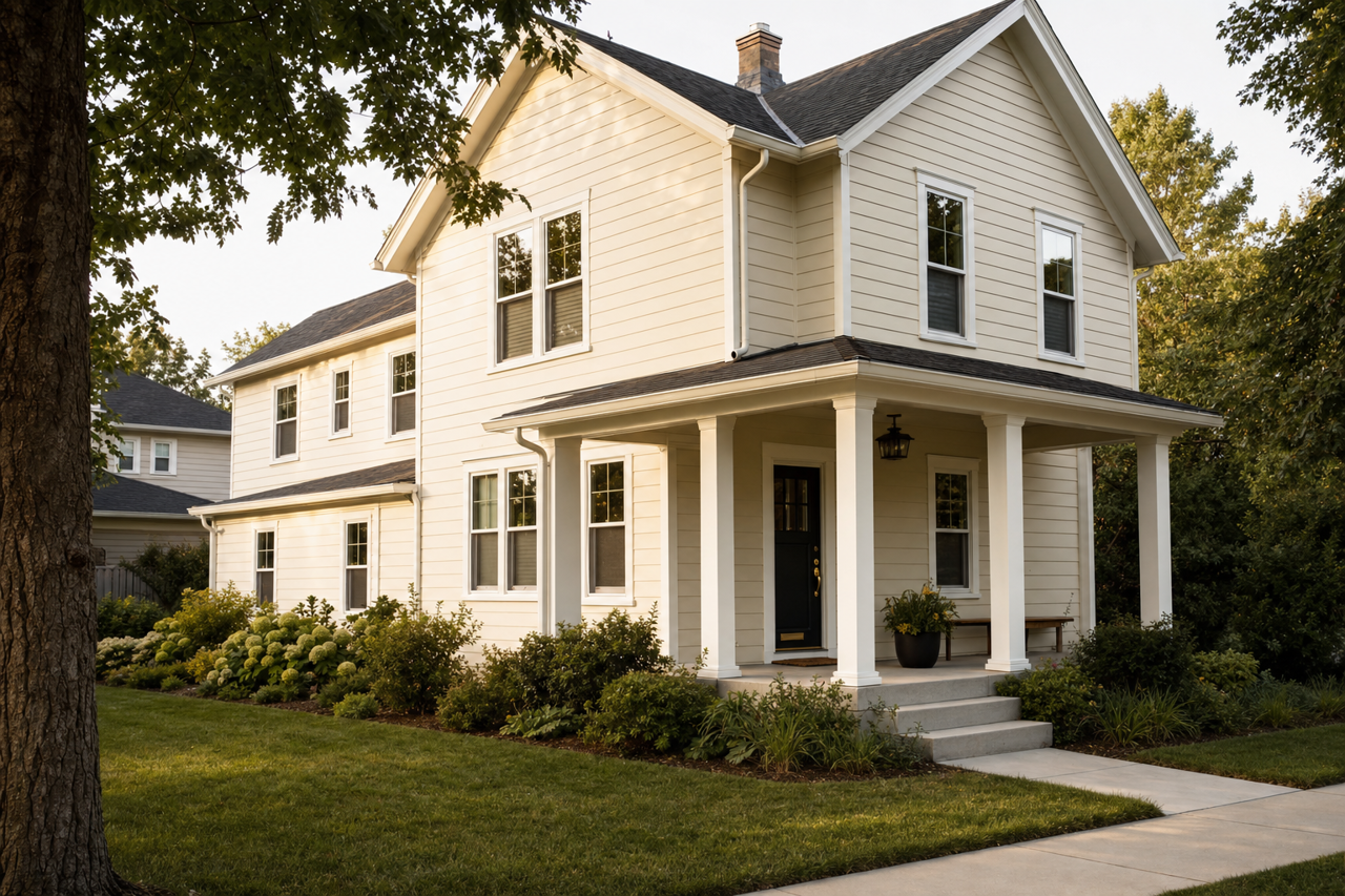 Statuesque by Valspar on exterior
