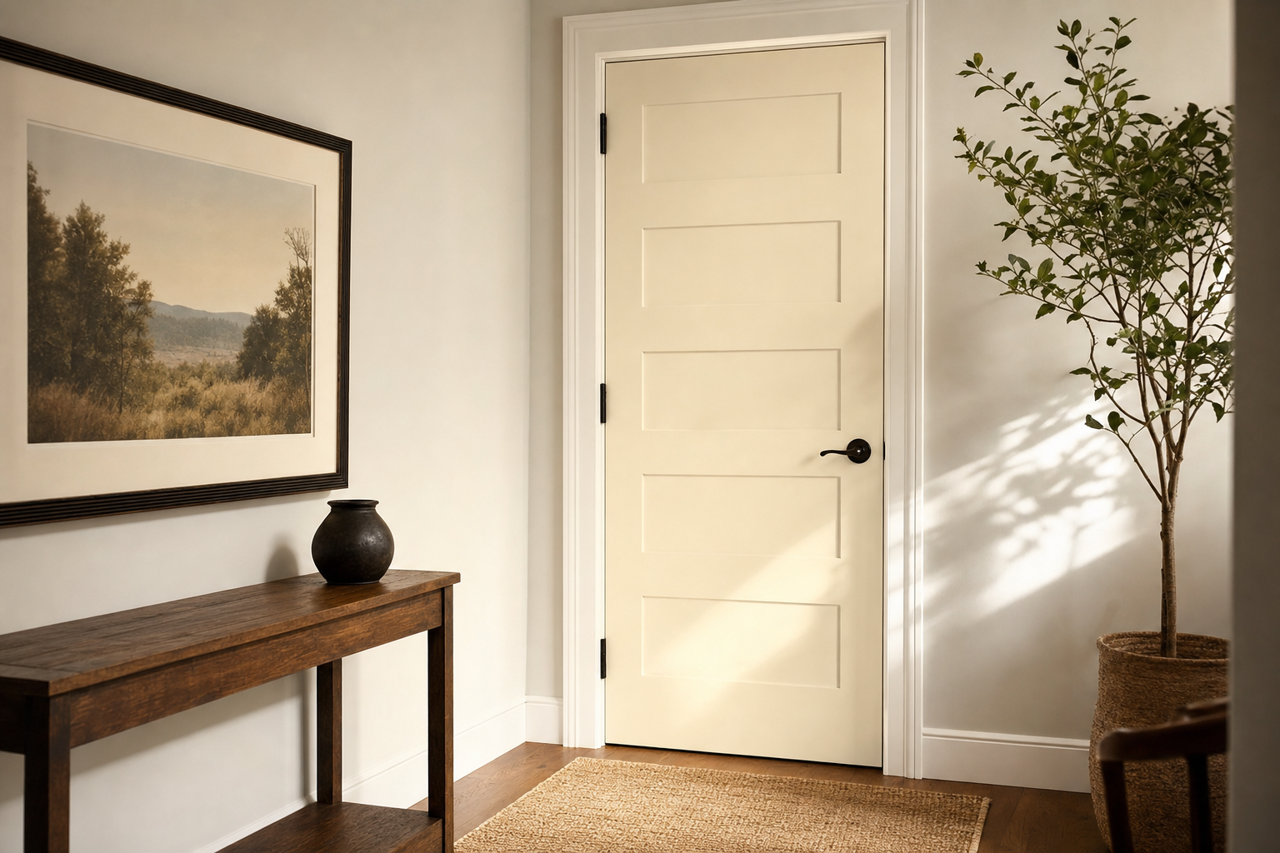 Statuesque by Valspar on interior-doors
