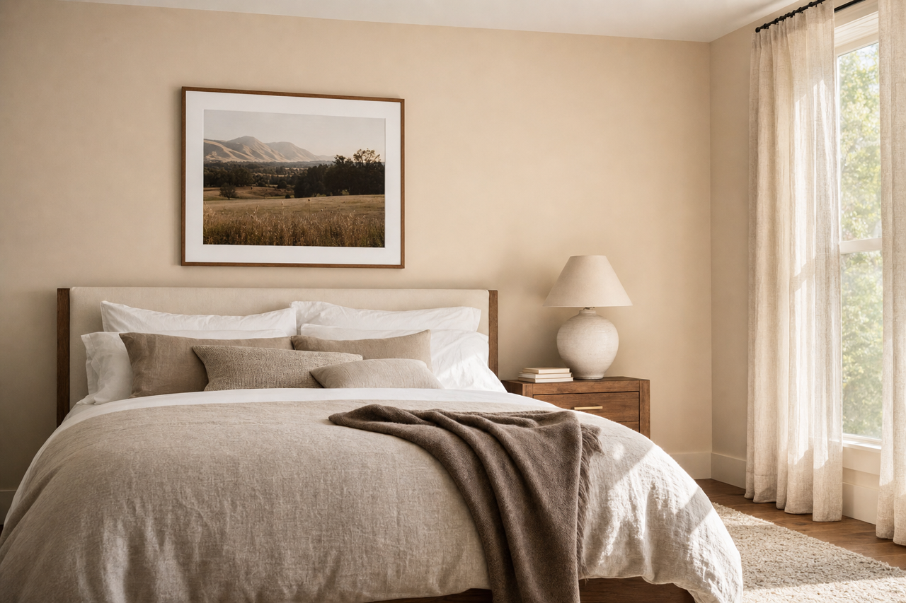 Parlour Taupe by Valspar on interiors