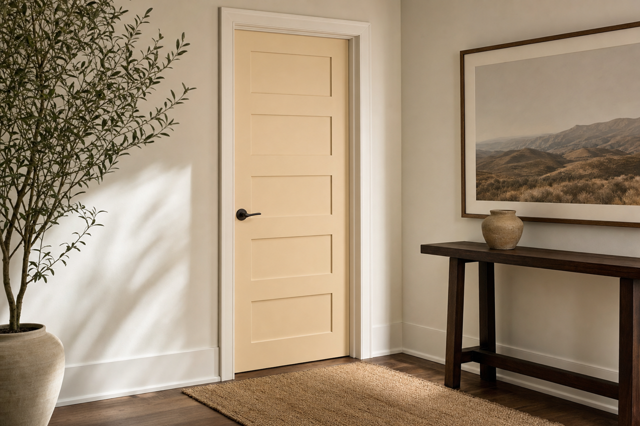 Drumskin by Valspar on interior-doors