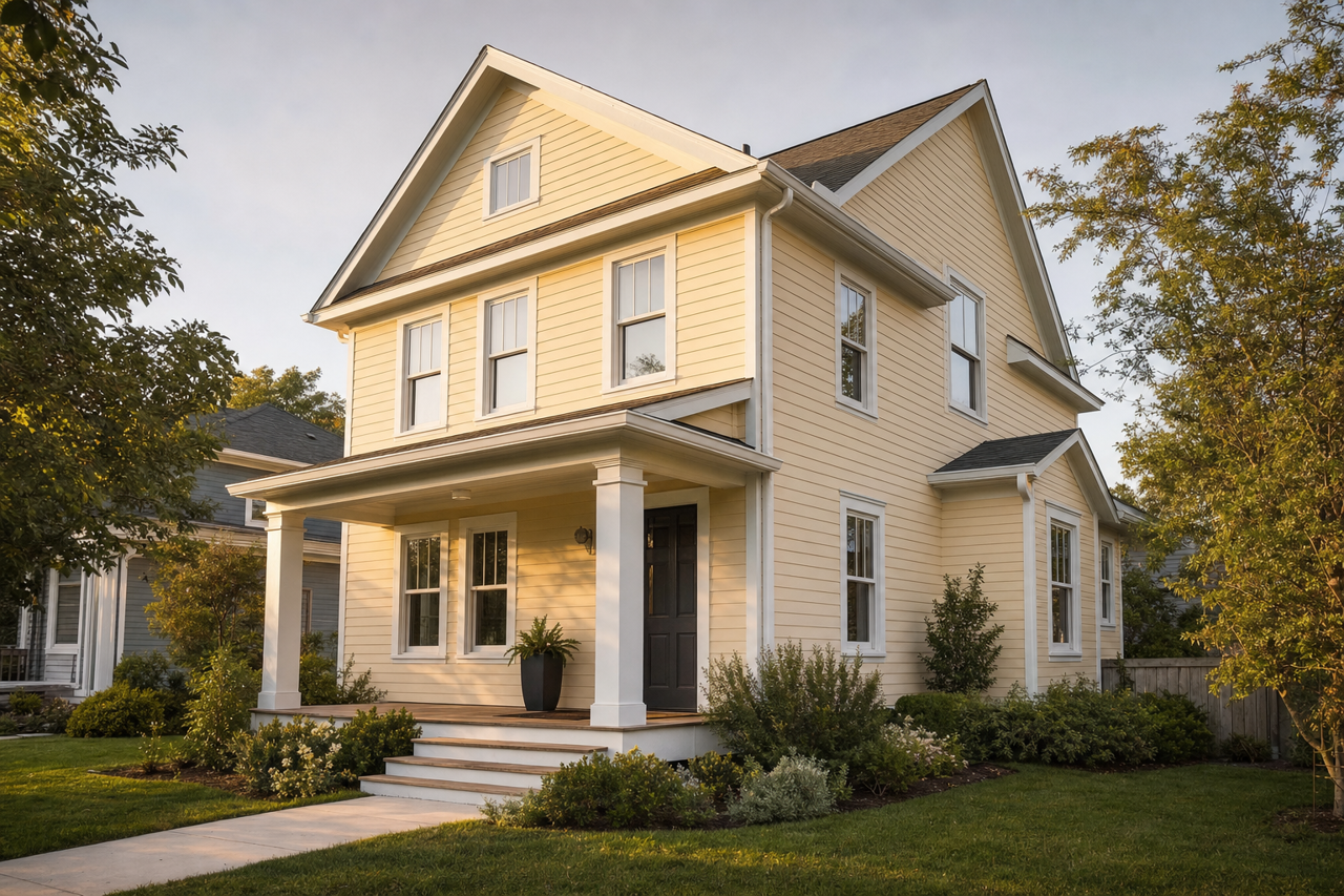 Frolic by Valspar on exterior