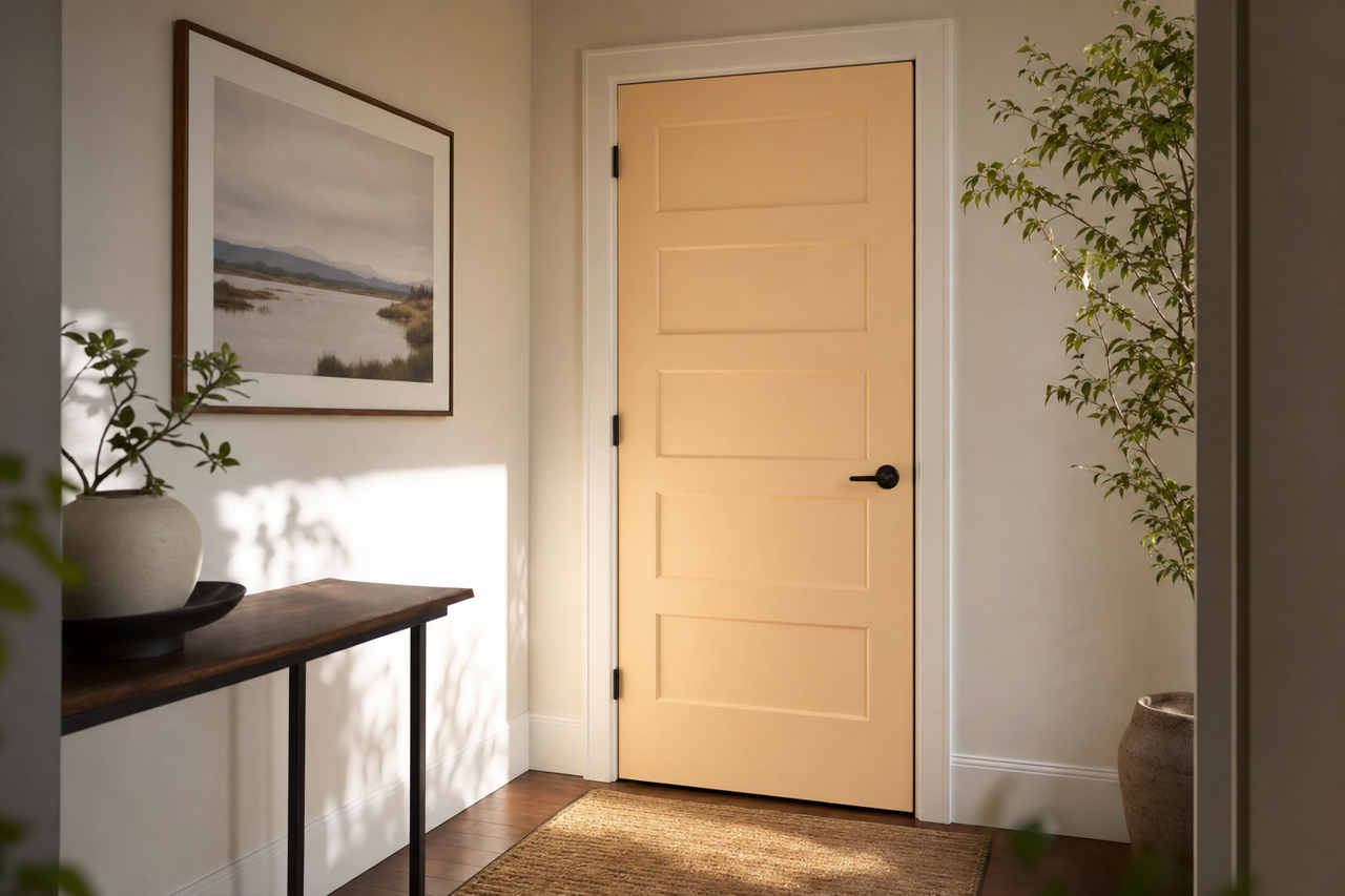 Frolic by Valspar on interior-doors