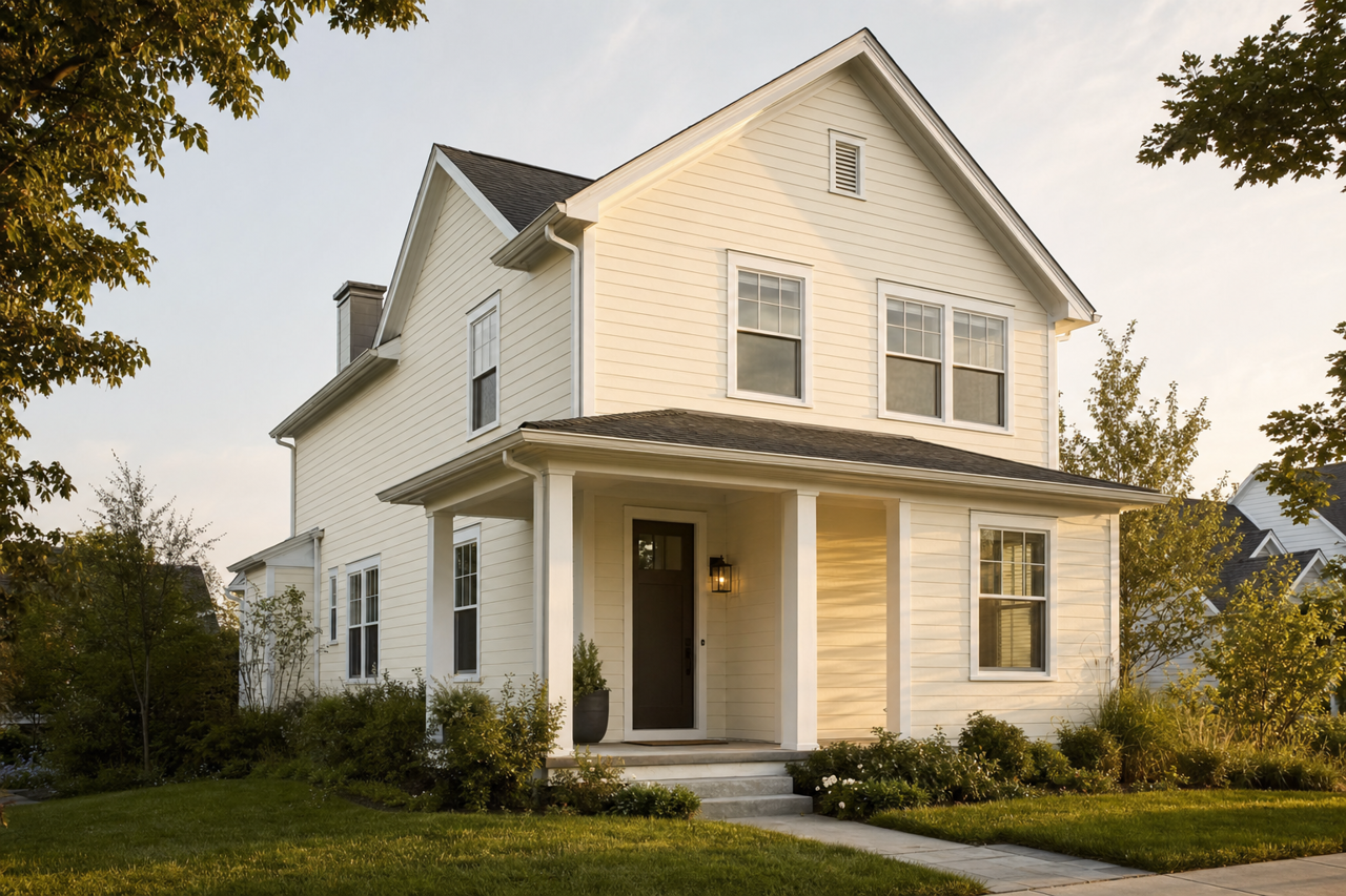 Polar White by Valspar on exterior