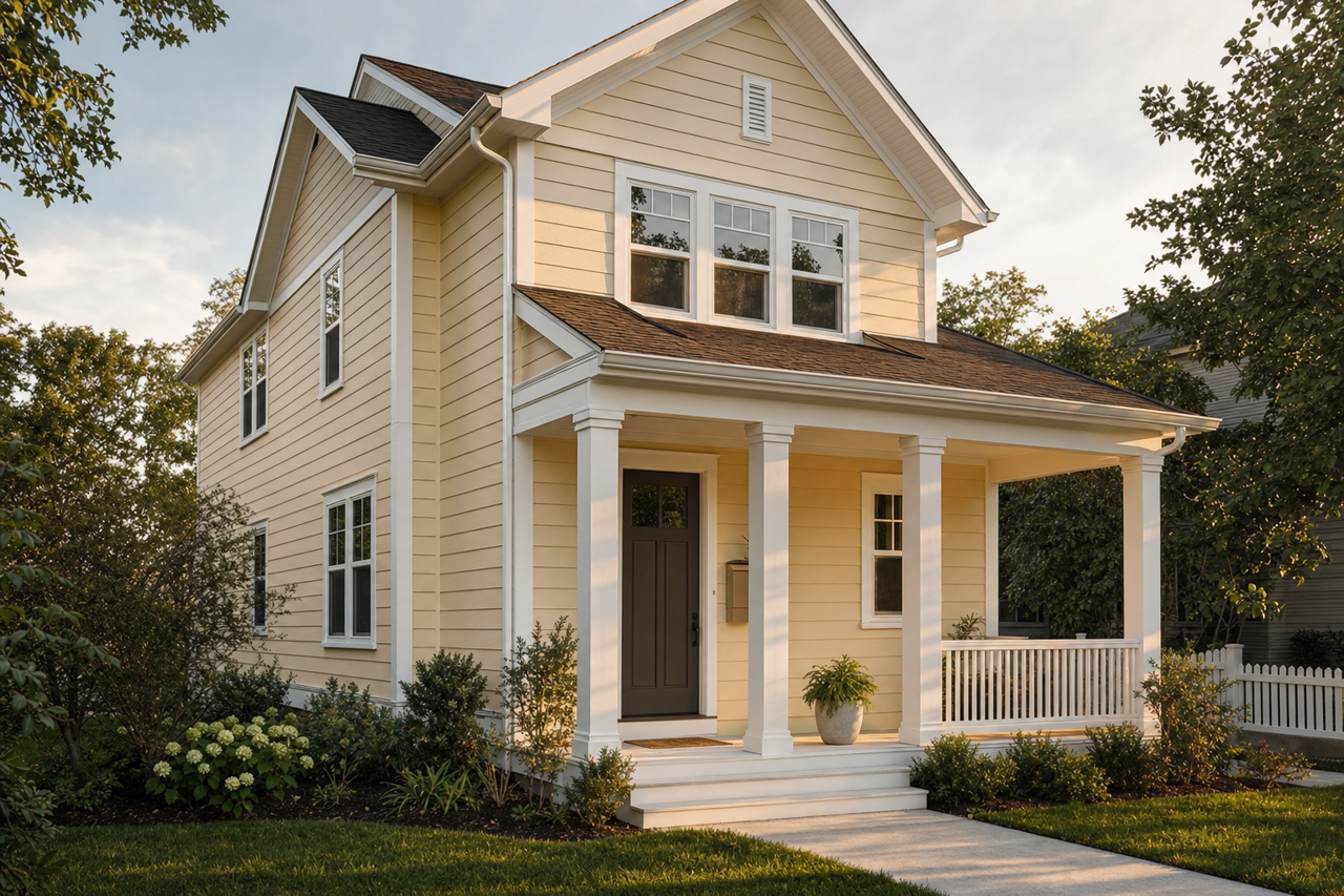 Powder Soft by Valspar on exterior