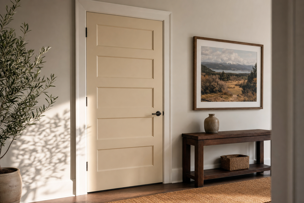 Foxtrot by Valspar on interior-doors