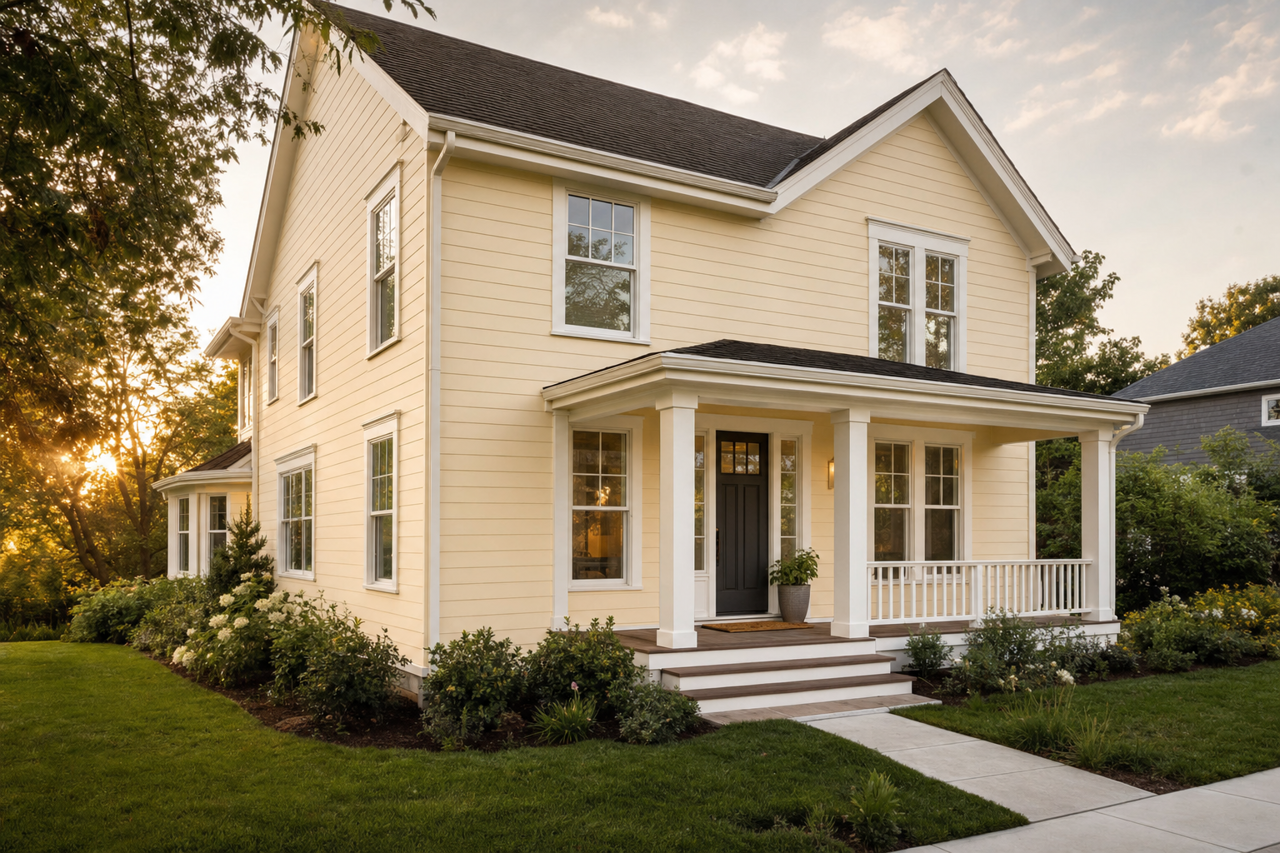 Caribbean Walk by Valspar on exterior