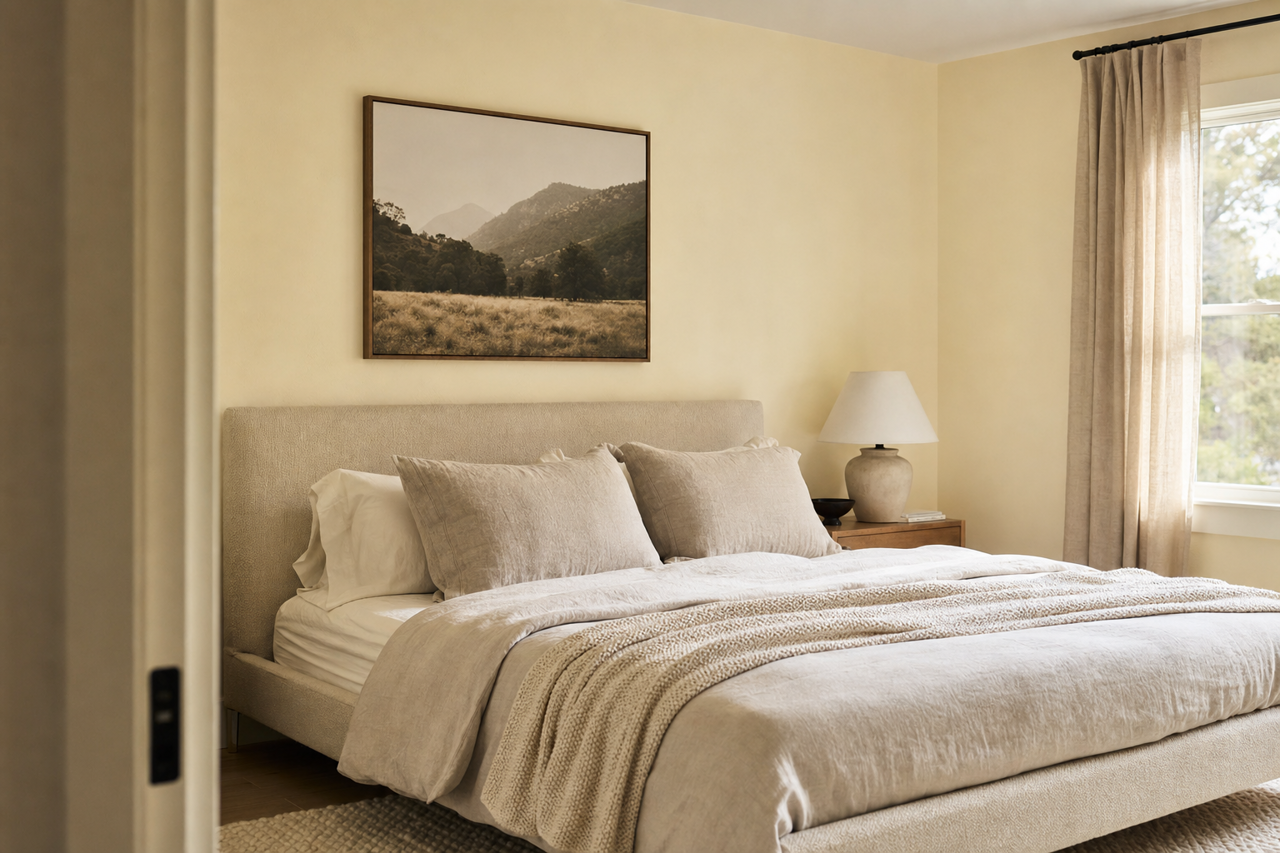 December Starlight by Valspar on interiors