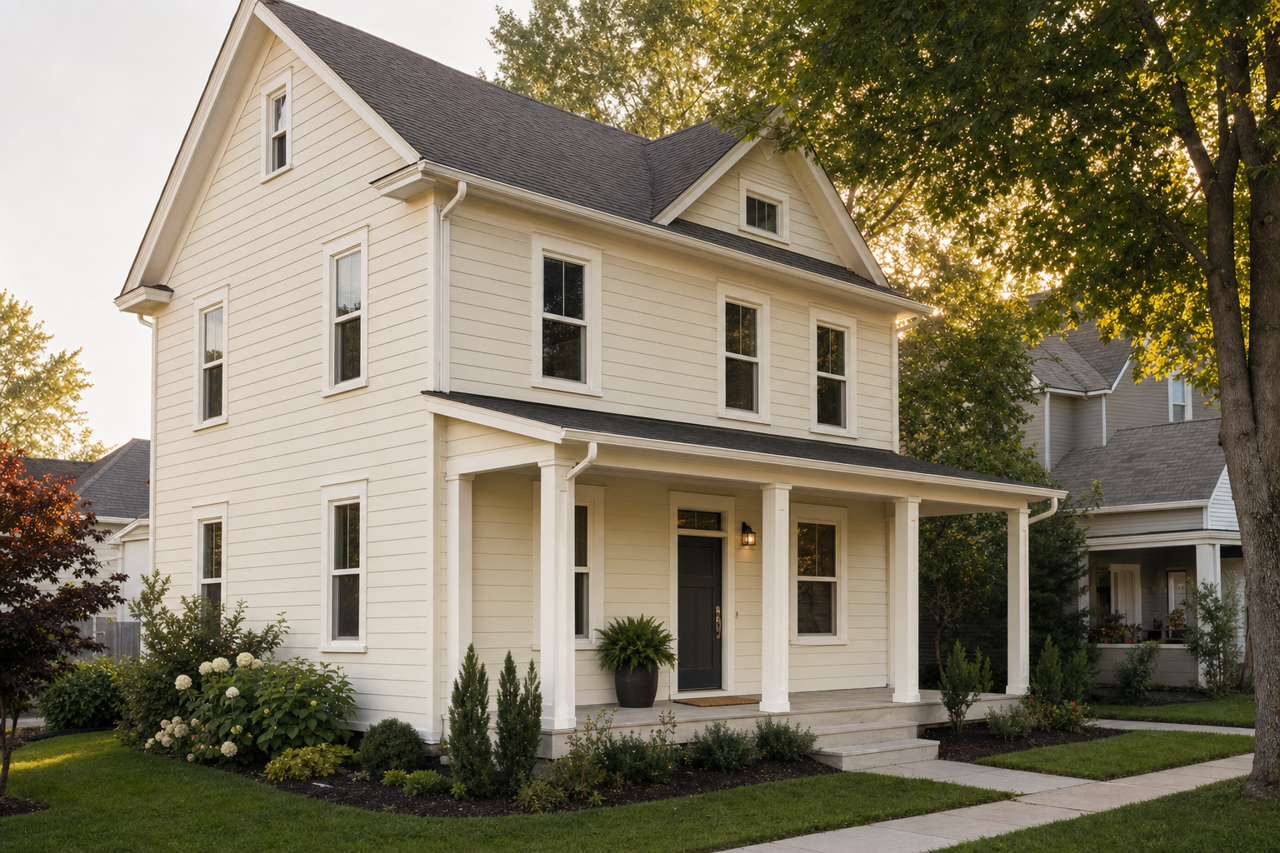 Snow Cap by Valspar on exterior