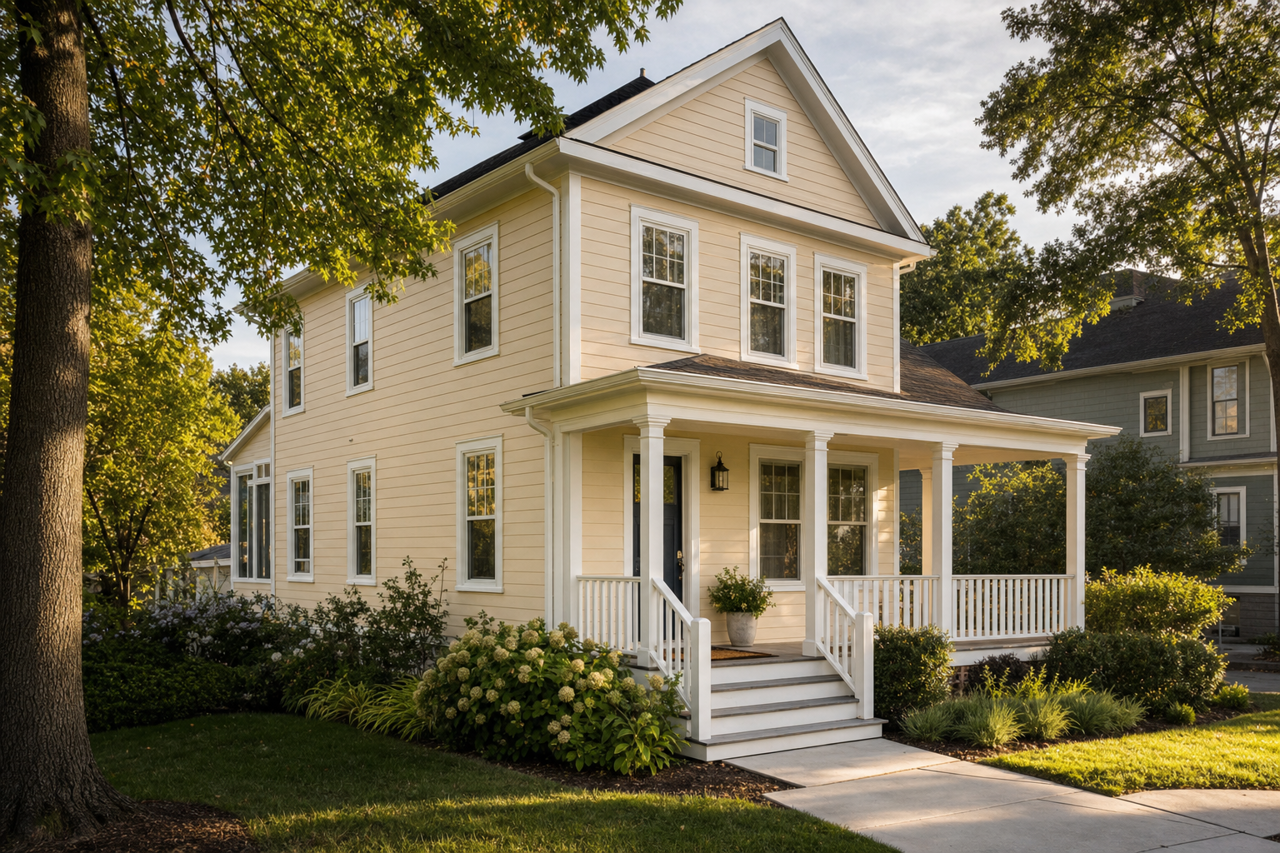 Malted Milk by Valspar on exterior