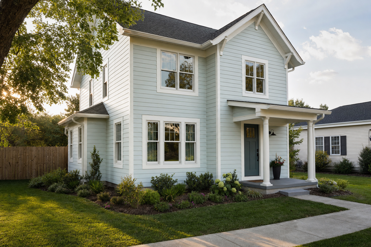 Sweet Slumber by Valspar on exterior