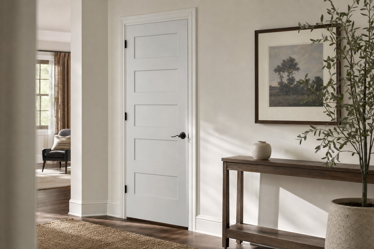 Prudence by Valspar on interior-doors