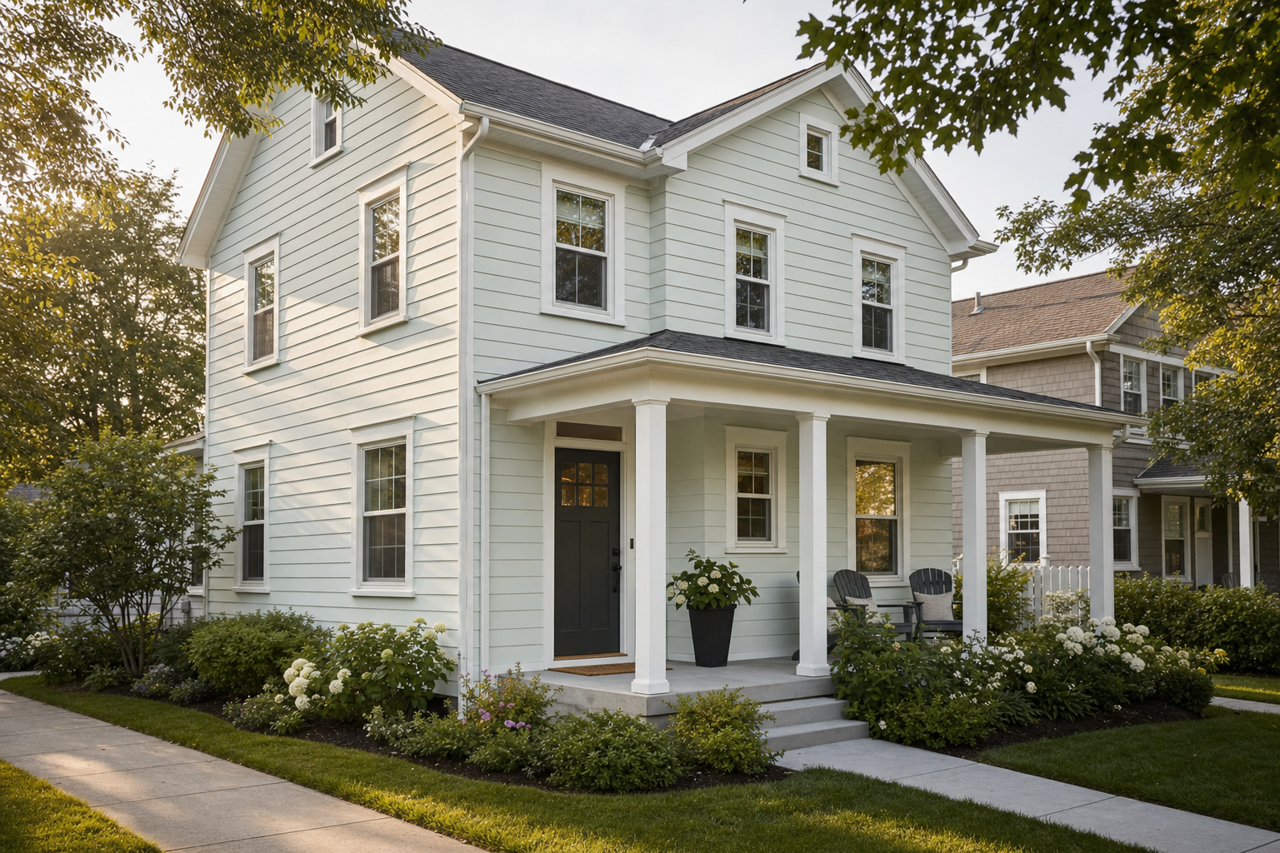 Dew Drop by Valspar on exterior