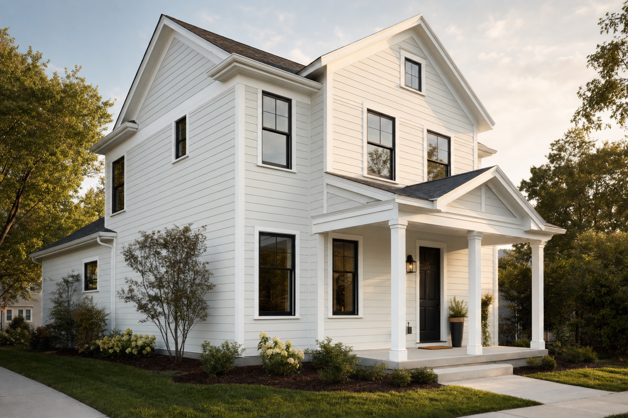Silver Dust by Valspar on exterior