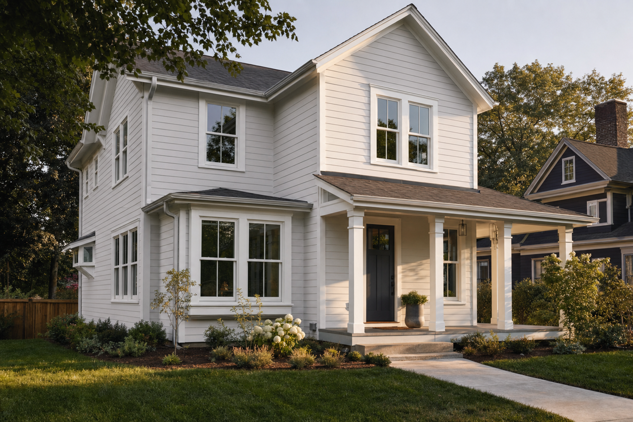 Soft Silk by Valspar on exterior