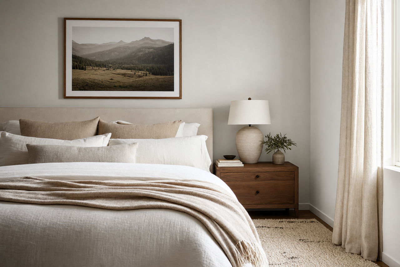 Morning Lake by Valspar on interiors