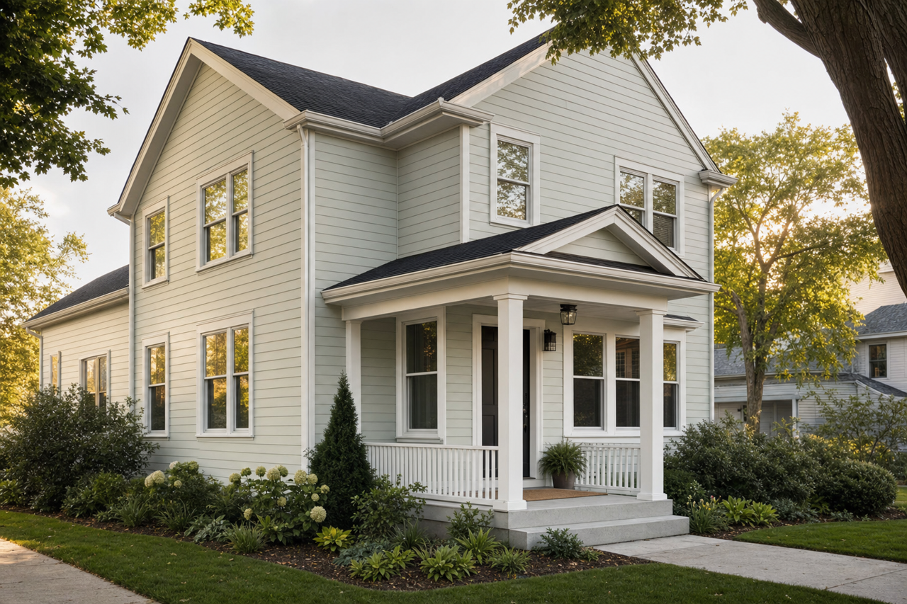 Angel Touch by Valspar on exterior