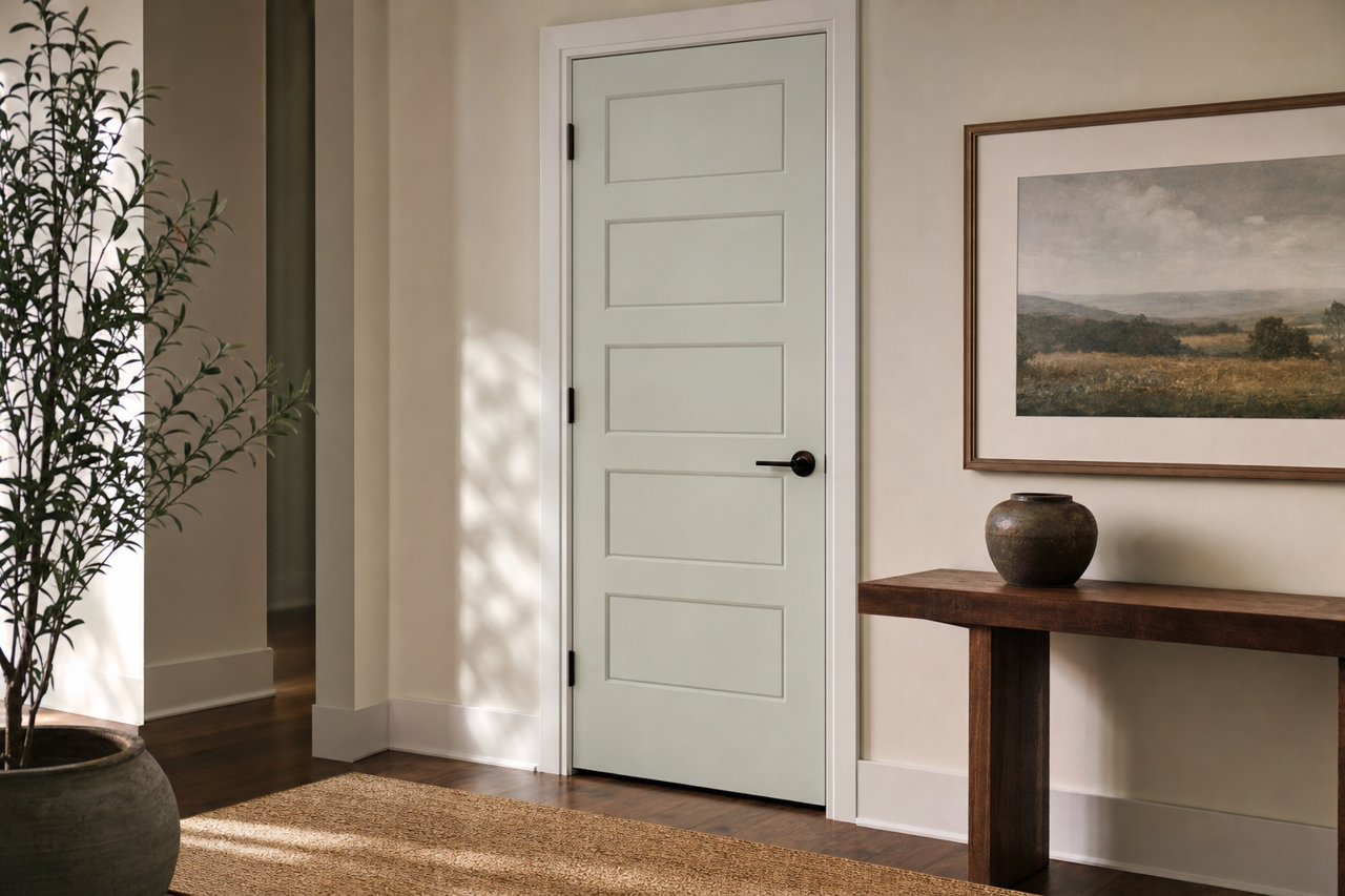 Angel Touch by Valspar on interior-doors