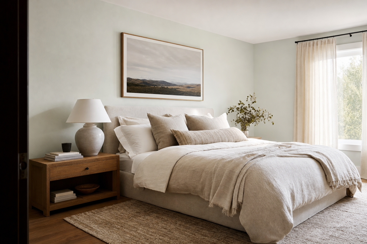 Angel Touch by Valspar on interiors