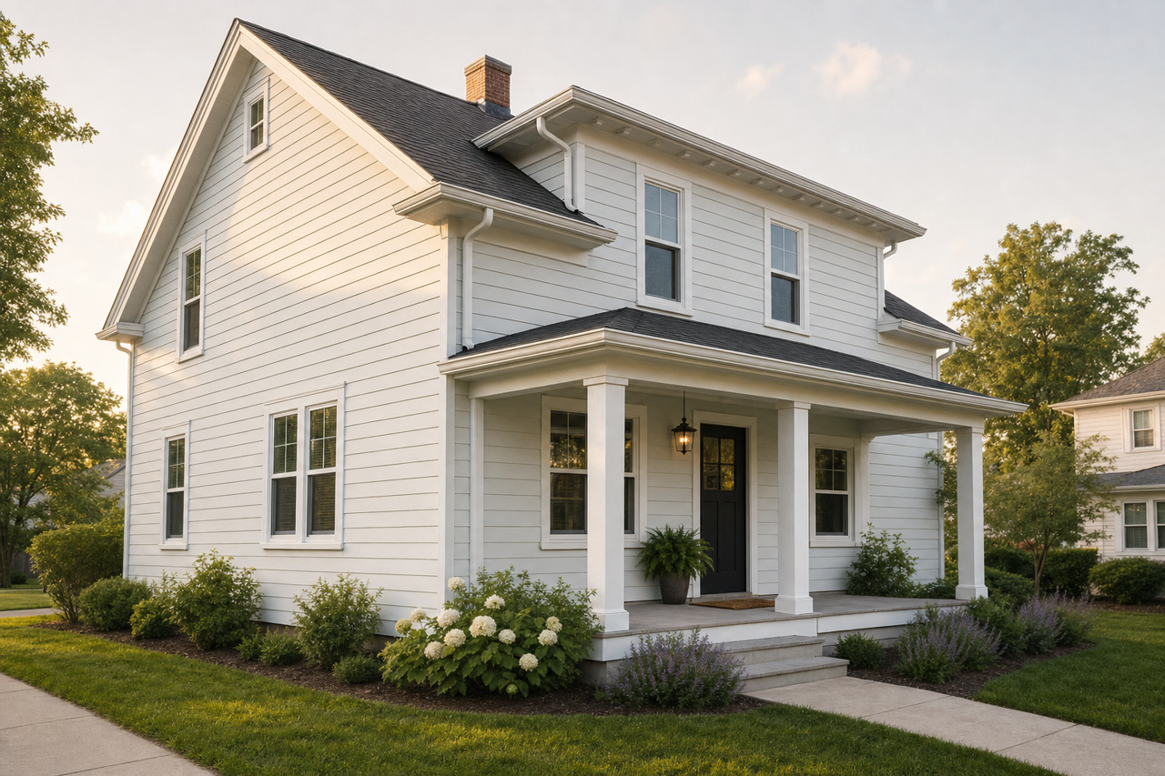 Tsunami Sky by Valspar on exterior