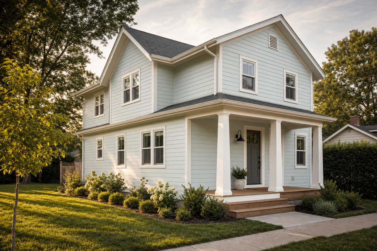 Subtle Canopy by Valspar on exterior