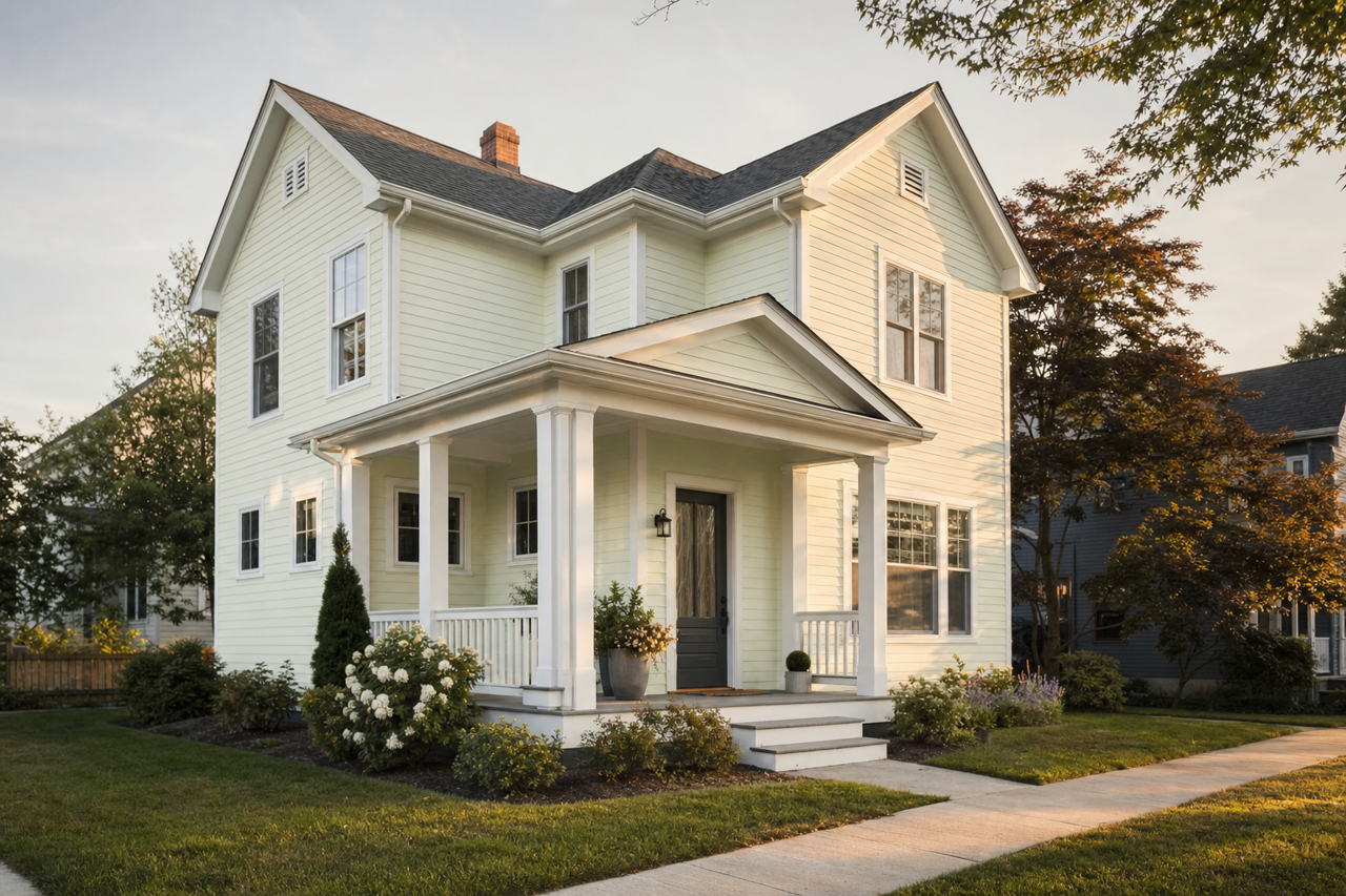 Frosted Shadow by Valspar on exterior