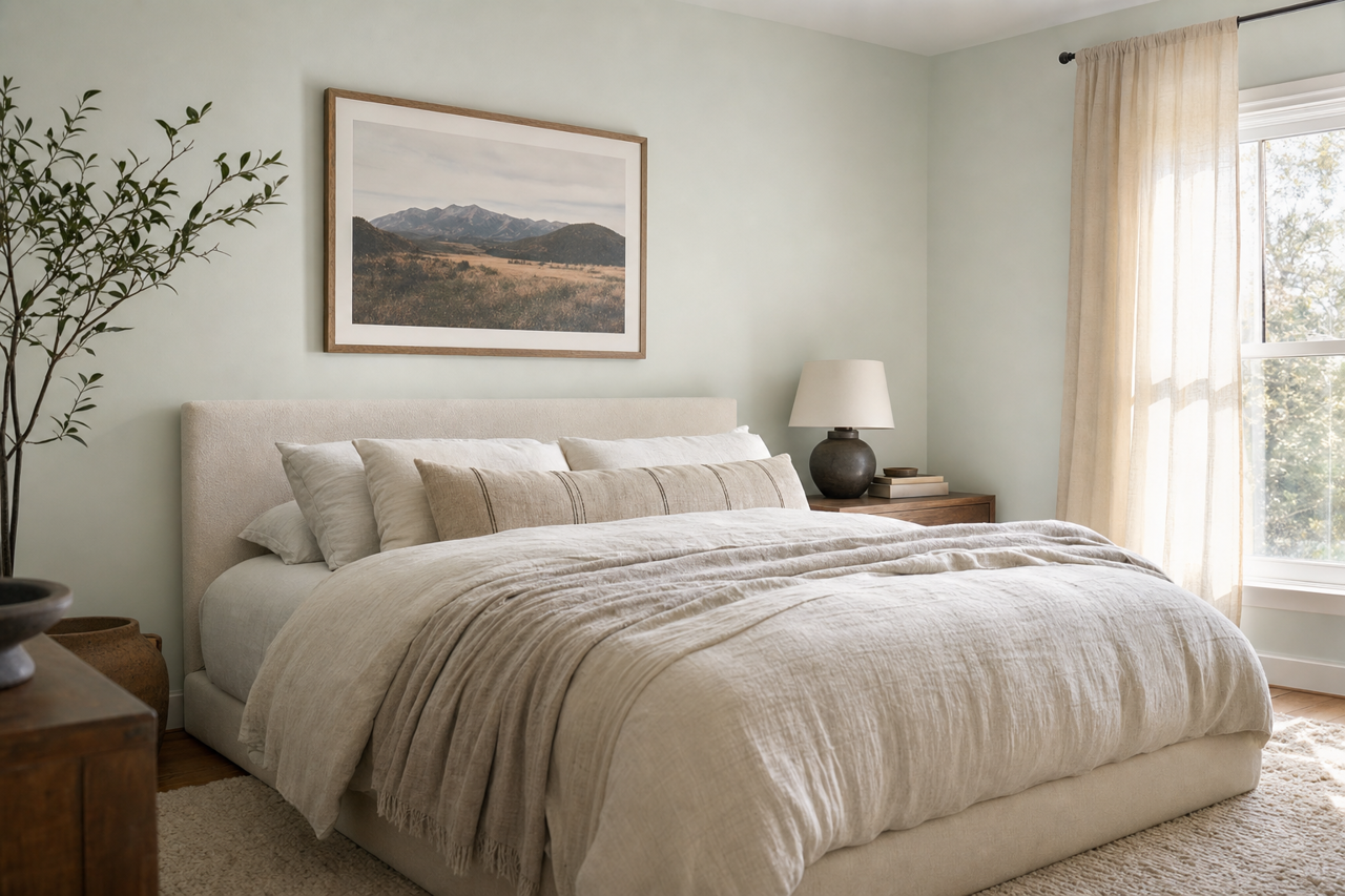 Ivy Shadow by Valspar on interiors