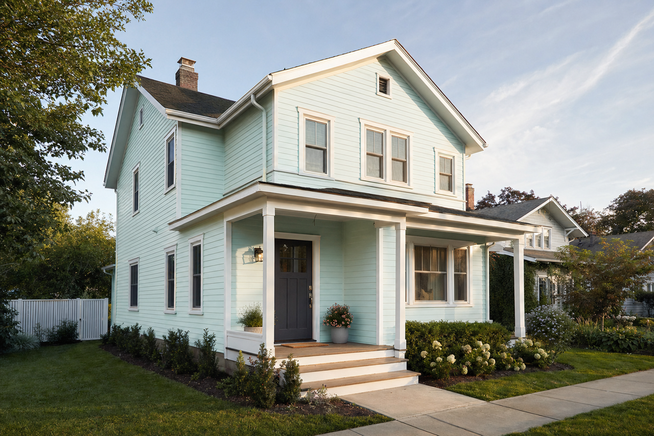 Stillness by Valspar on exterior