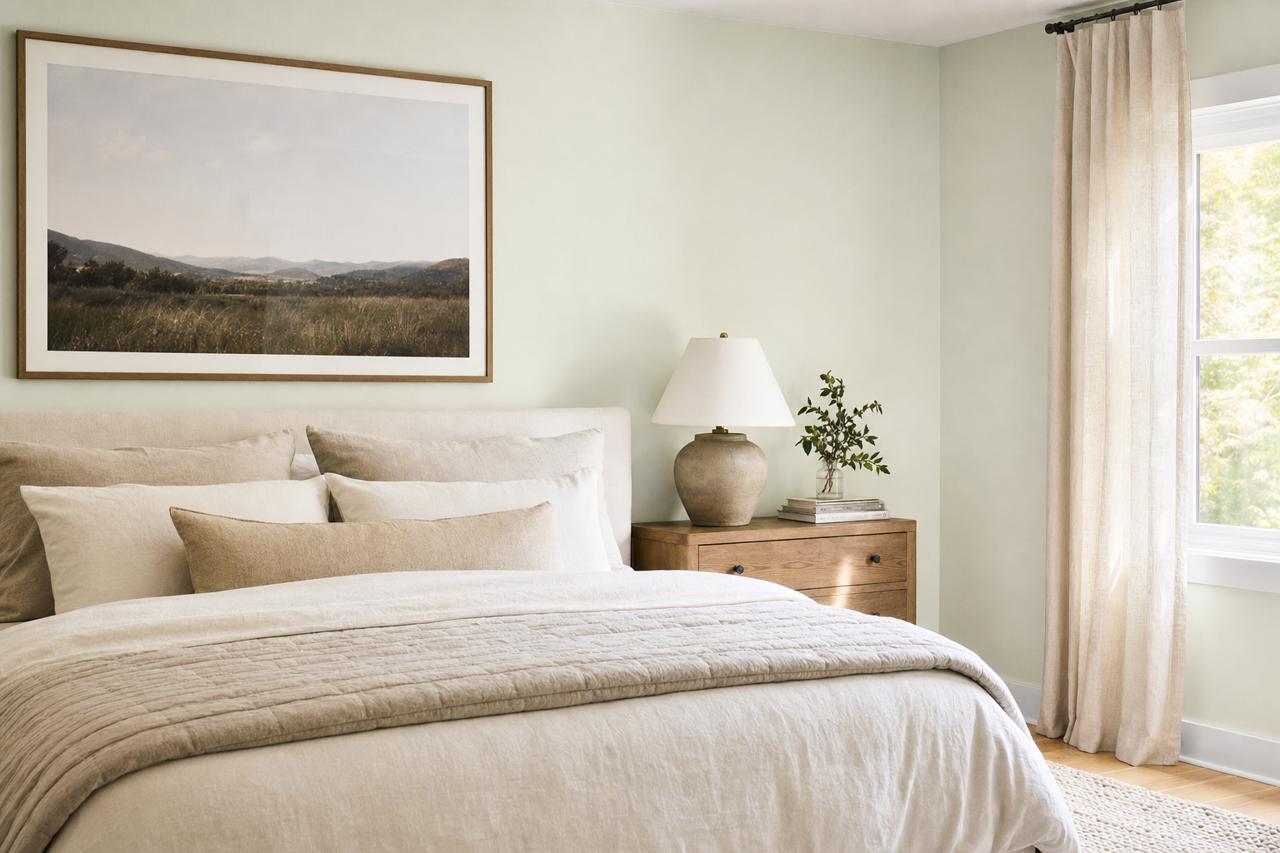 New Monsoon by Valspar on interiors