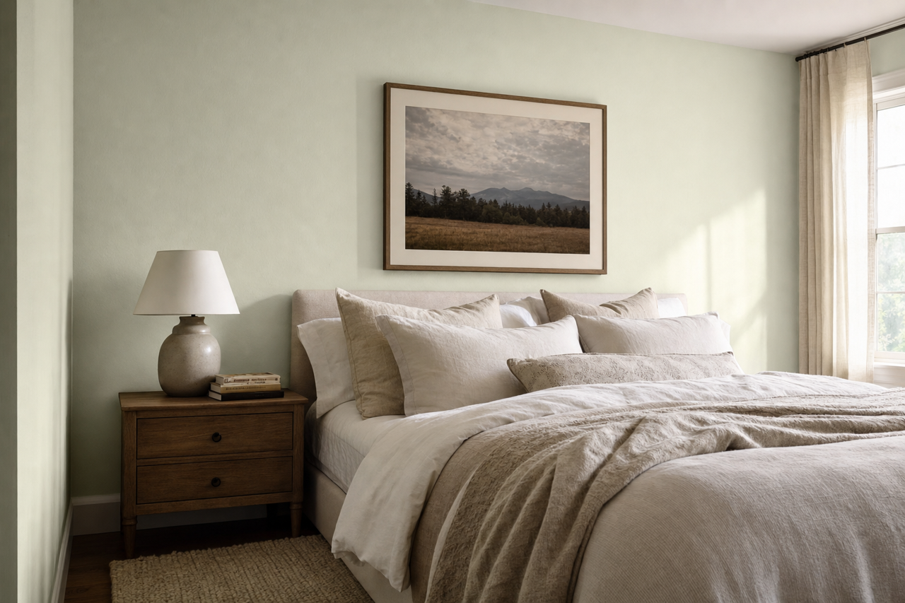 Sculpture White by Valspar on interiors