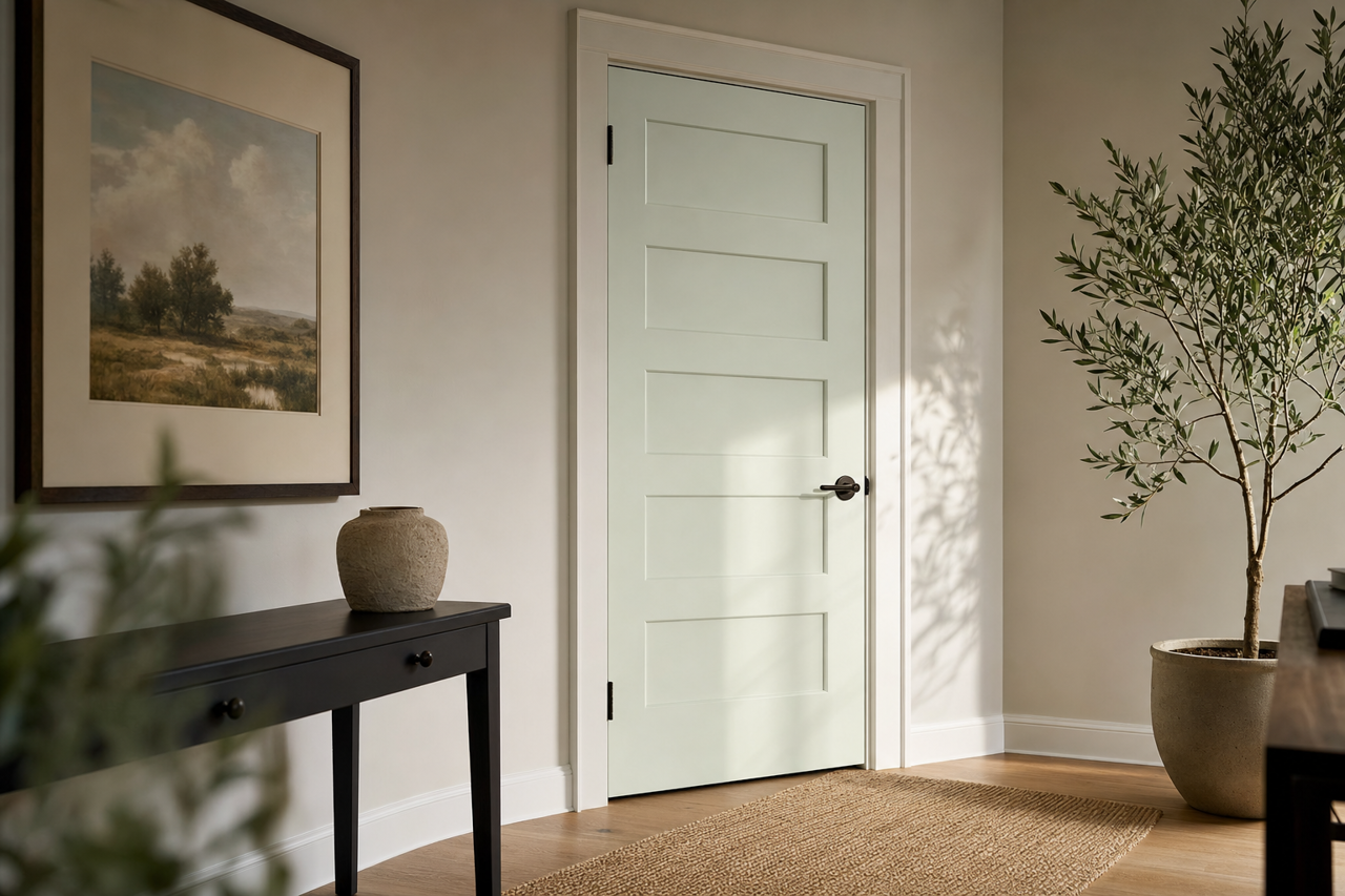 Acropolis by Valspar on interior-doors