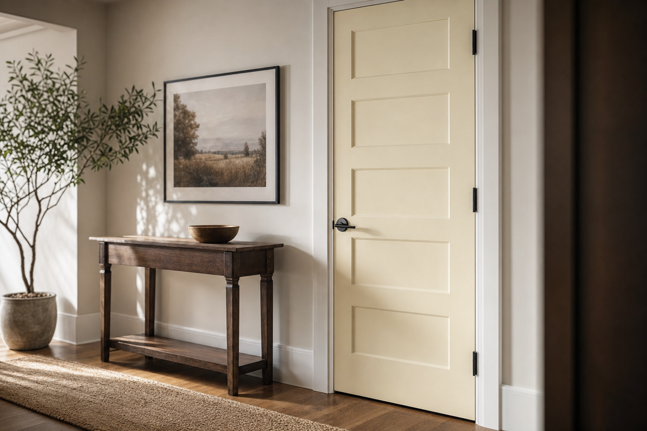 Hemingway by Valspar on interior-doors
