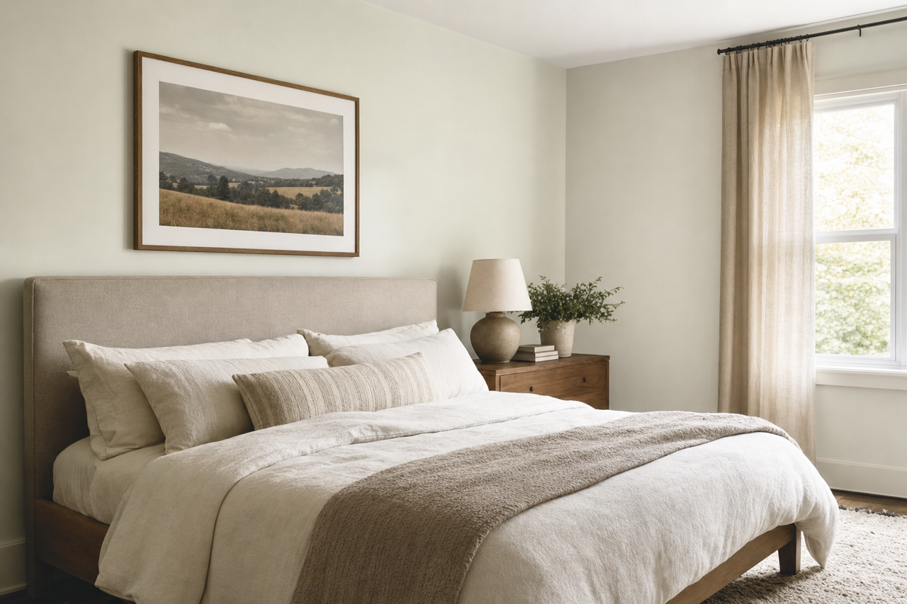 Cool Gray by Valspar on interiors