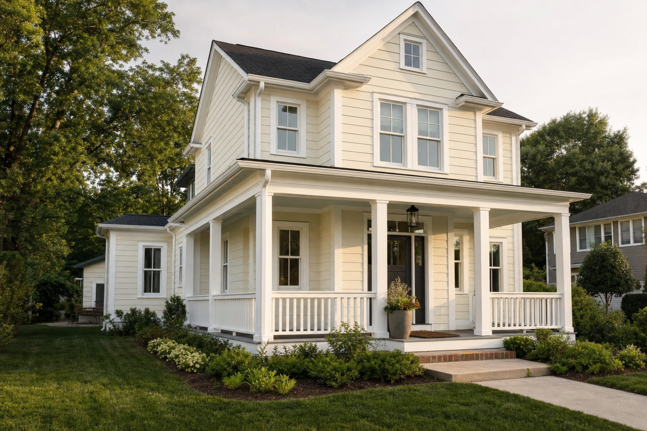 Pontoon White by Valspar on exterior